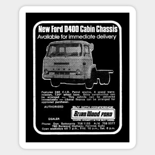 FORD D SERIES TRUCK - advert Sticker